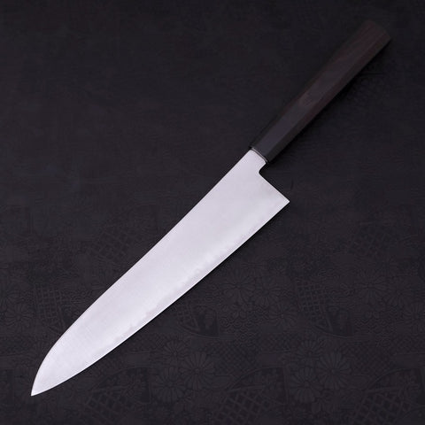 Gyuto HAP-40 Polished Buffalo Ebony Handle 240mm (9.4”)-[Musashi]-[Japanese-Kitchen-Knives]