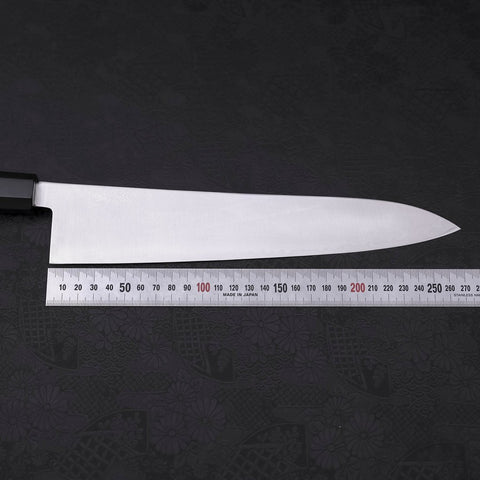 Gyuto HAP-40 Polished Buffalo Ebony Handle 270mm (10.6”)-[Musashi]-[Japanese-Kitchen-Knives]