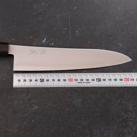 Gyuto HAP-40 Polished Ebony Handle 210mm (8.3”)-[Musashi]-[Japanese-Kitchen-Knives]