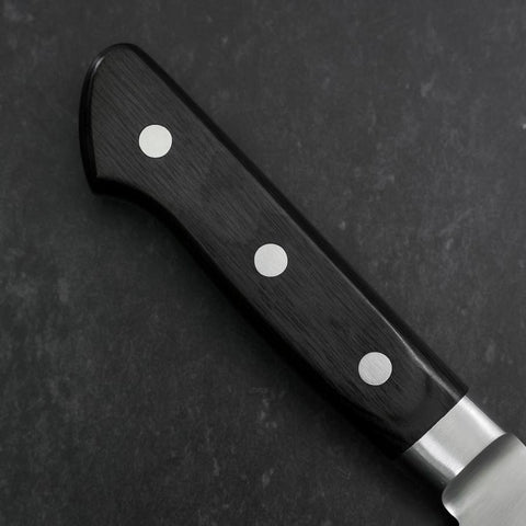 Gyuto Molybdenum Polished Western Black Handle 180mm (7”)-[Musashi]-[Japanese-Kitchen-Knives]