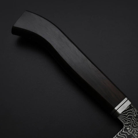 Gyuto SG-2 Black Nickel Damascus Western Ebony Handle 210mm (8.3”)-[Musashi]-[Japanese-Kitchen-Knives]