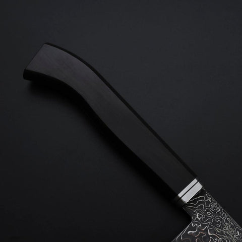 Gyuto SG-2 Black Nickel Damascus Western Ebony Handle 240mm (9.4”)-[Musashi]-[Japanese-Kitchen-Knives]