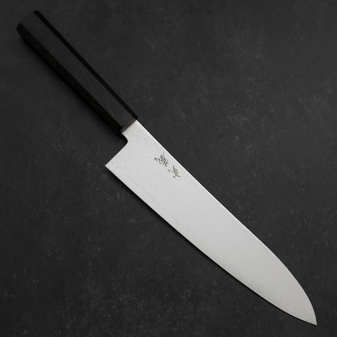 Gyuto SG-2 Nickel Damascus Ebony Handle 210mm (8.3”)-[Musashi]-[Japanese-Kitchen-Knives]