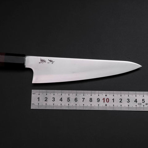 Gyuto SLD Mirror Buffalo Walnut Handle 150mm (5.9”)-[Musashi]-[Japanese-Kitchen-Knives]