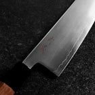Gyuto SLD Mirror Buffalo Walnut Handle 210mm (8.3”)-[Musashi]-[Japanese-Kitchen-Knives]