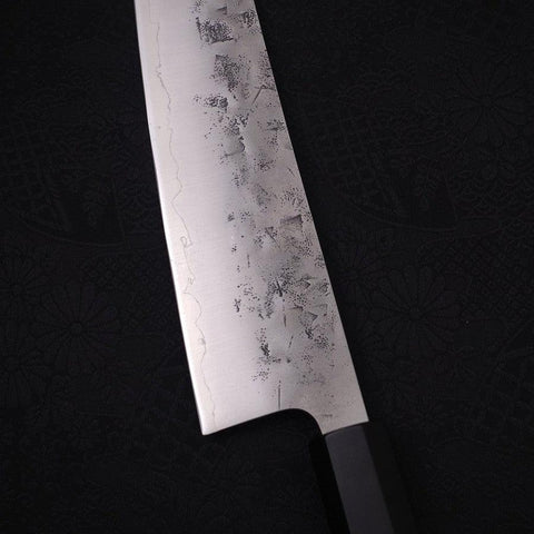 Gyuto SLD Nashiji Washi Buffalo Ebony Handle 210mm (8.3”)-[Musashi]-[Japanese-Kitchen-Knives]
