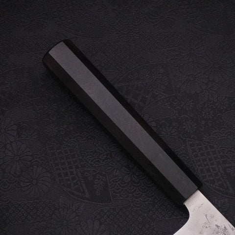 Gyuto SLD Nashiji Washi Buffalo Ebony Handle 210mm (8.3”)-[Musashi]-[Japanese-Kitchen-Knives]