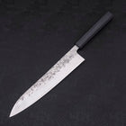 Gyuto SLD Nashiji Washi Dark Blue Urushi Handle 240mm (9.4”)-[Musashi]-[Japanese-Kitchen-Knives]