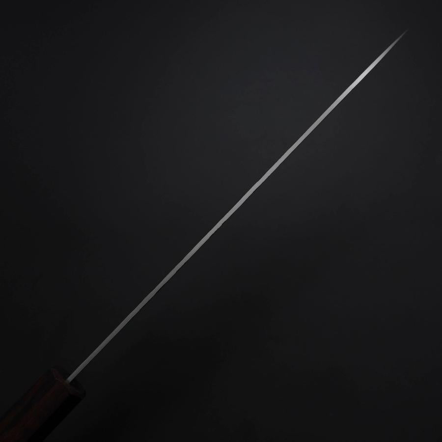 Gyuto SLD Nashiji Washi Purple Urushi Handle 210mm (8.3”)-[Musashi]-[Japanese-Kitchen-Knives]