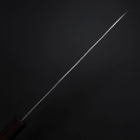 Gyuto SLD Nashiji Washi Purple Urushi Handle 210mm (8.3”)-[Musashi]-[Japanese-Kitchen-Knives]