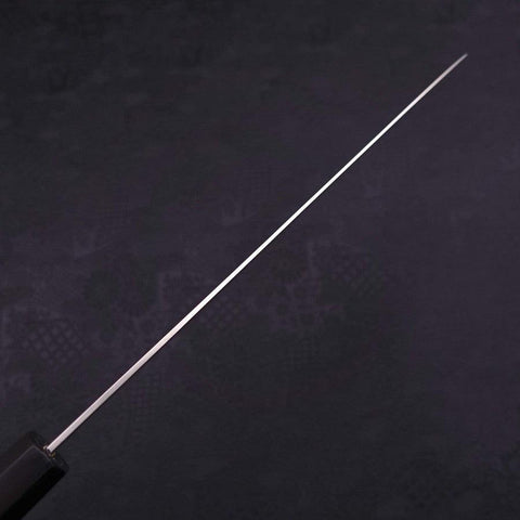 Gyuto SLD Wave Nickel Damascus Buffalo Ebony Handle 240mm (9.4”)-[Musashi]-[Japanese-Kitchen-Knives]