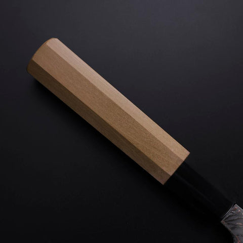 Gyuto SLD Wave Nickel Damascus Buffalo Magnolia Handle 210mm (8.3”)-[Musashi]-[Japanese-Kitchen-Knives]