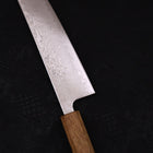 Gyuto SLD Wave Nickel Damascus Yaki Urushi Handle 210mm (8.3”)-[Musashi]-[Japanese-Kitchen-Knives]