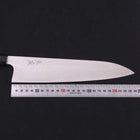 Gyuto Silver Steel #3 Damascus Buffalo Ebony Handle 240mm (9.4”)-[Musashi]-[Japanese-Kitchen-Knives]