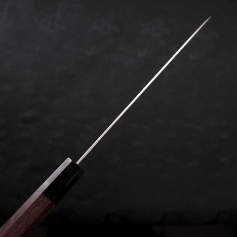 Gyuto Silver Steel #3 Damascus Buffalo Wenge Handle 210mm (8.3”)-[Musashi]-[Japanese-Kitchen-Knives]