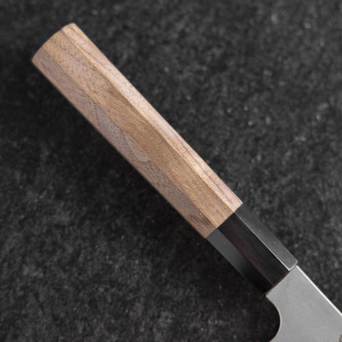 Gyuto Silver Steel #3 Kasumi Buffalo Walnut Handle 210mm (8.3”)-[Musashi]-[Japanese-Kitchen-Knives]