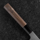 Gyuto Silver Steel #3 Kasumi Buffalo Walnut Handle 240mm (9.4”)-[Musashi]-[Japanese-Kitchen-Knives]