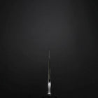 Gyuto Silver Steel #3 Mirror Honyaki Buffalo Ebony Handle 210mm (8.3”)-[Musashi]-[Japanese-Kitchen-Knives]