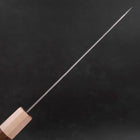 Gyuto Silver Steel #3 Nashiji Maple Walnut Handle 180mm (7”)-[Musashi]-[Japanese-Kitchen-Knives]