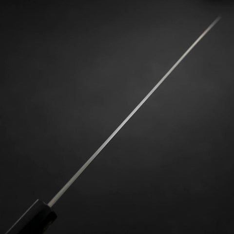 Gyuto Silver Steel #3 Polished Buffalo Magnolia Handle 210mm (8.3”)-[Musashi]-[Japanese-Kitchen-Knives]
