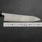 Gyuto Silver Steel #3 Polished Buffalo Magnolia Handle 210mm (8.3”)-[Musashi]-[Japanese-Kitchen-Knives]
