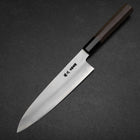 Gyuto Silver Steel #3 Polished Buffalo Walnut Handle 210mm (8.3”)-[Musashi]-[Japanese-Kitchen-Knives]