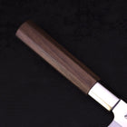 Gyuto Silver Steel #3 Walnut Handle 180mm (7”)-[Musashi]-[Japanese-Kitchen-Knives]