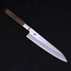 Gyuto Silver Steel #3 Walnut Handle 210mm (8.3”)-[Musashi]-[Japanese-Kitchen-Knives]