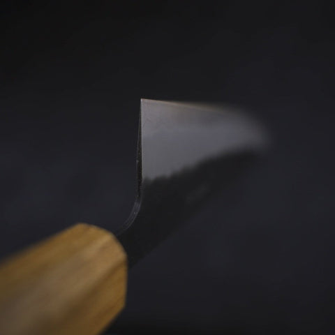 Gyuto Stainless Clad Blue Super Kurouchi Nashiji Yaki Urushi Handle 240mm (9.4”)-[Musashi]-[Japanese-Kitchen-Knives]