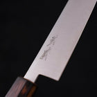Gyuto Stainless Clad Blue Super Polished Sumi Urushi Handle 180mm (7”)-[Musashi]-[Japanese-Kitchen-Knives]