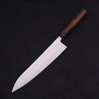 Gyuto Stainless Clad Blue Super Polished Sumi Urushi Handle 240mm (9.4”)-[Musashi]-[Japanese-Kitchen-Knives]