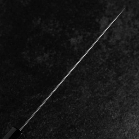 Gyuto Sweden Stainless Steel Nashiji Washi Damascus Black Walnut Handle 210mm (8.3”)-[Musashi]-[Japanese-Kitchen-Knives]