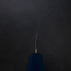 Gyuto Sweden Stainless Steel Nashiji Washi Damascus Blue Urushi Handle 210mm (8.3”)-[Musashi]-[Japanese-Kitchen-Knives]