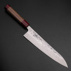 Gyuto Sweden Stainless Steel Nashiji Washi Damascus Walnut Handle 210mm (8.3”)-[Musashi]-[Japanese-Kitchen-Knives]