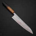 Gyuto Sweden Stainless Steel Nashiji Washi Damascus Yaki Urushi Handle 210mm (8.3”)-[Musashi]-[Japanese-Kitchen-Knives]