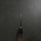Gyuto V-Toku 2 Kurouchi Damascus Buffalo Ebony Handle 185mm (7.3”)-[Musashi]-[Japanese-Kitchen-Knives]