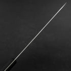 Gyuto VG-1 Polished Western Black Handle 180mm (Tsuba-nashi) (7”)-[Musashi]-[Japanese-Kitchen-Knives]
