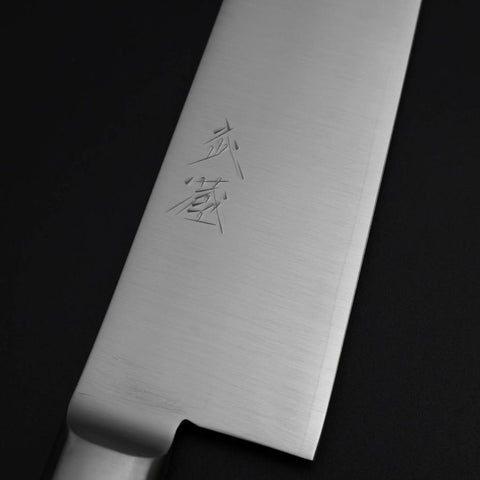 Gyuto VG-1 Polished Western Black Handle 210mm (8.3”)-[Musashi]-[Japanese-Kitchen-Knives]