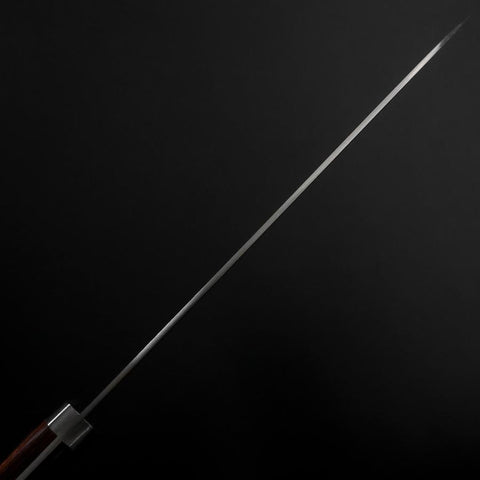 Gyuto VG-1 Polished Western Mahogany Handle 180mm (7”)-[Musashi]-[Japanese-Kitchen-Knives]