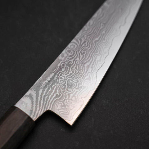 Gyuto VG-10 Damascus Ashwood Handle 145mm (5.7”)-[Musashi]-[Japanese-Kitchen-Knives]