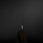 Gyuto VG-10 Damascus Ashwood Handle 150mm (5.9”)-[Musashi]-[Japanese-Kitchen-Knives]