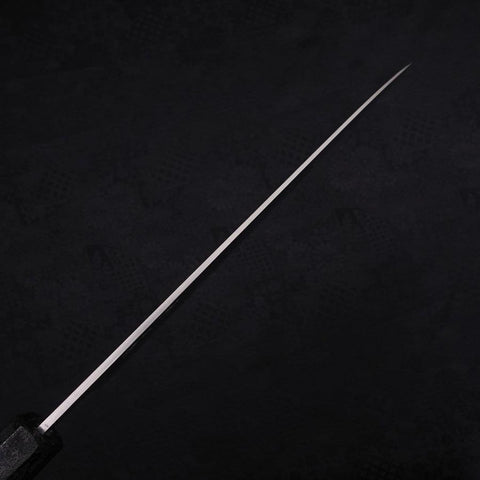 Gyuto VG-10 Damascus Black Ishime Urushi Handle 210mm (8.3”)-[Musashi]-[Japanese-Kitchen-Knives]