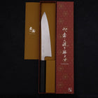 Gyuto VG-10 Damascus Black Ishime Urushi Handle 210mm (8.3”)-[Musashi]-[Japanese-Kitchen-Knives]