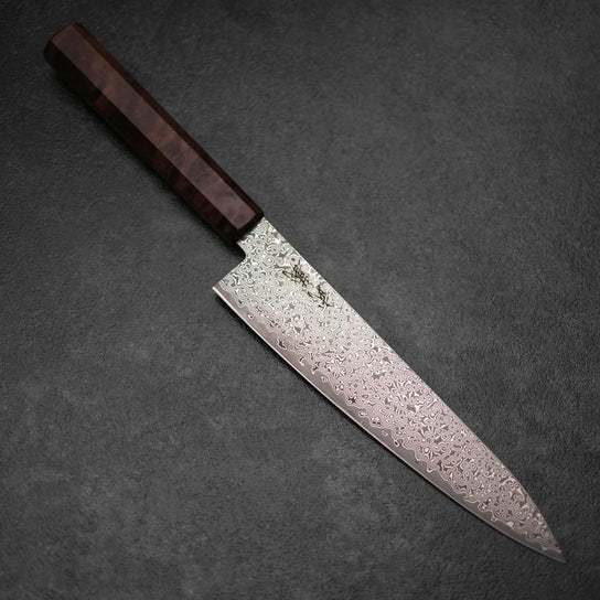 Gyuto VG-10 Damascus Brown Birch Handle 210mm (8.3”)