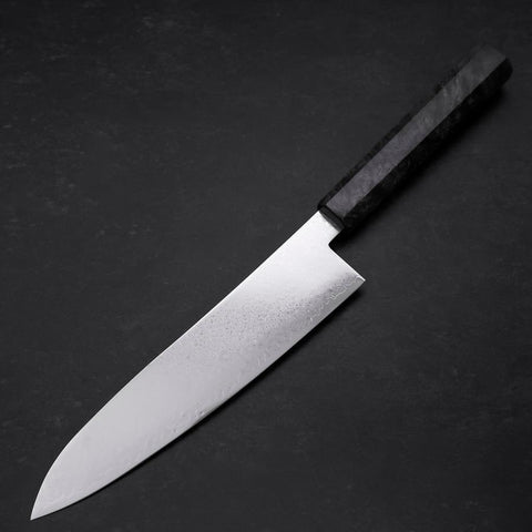 Gyuto VG-10 Damascus Gray Birch Handle 210mm (8.3”)-[Musashi]-[Japanese-Kitchen-Knives]