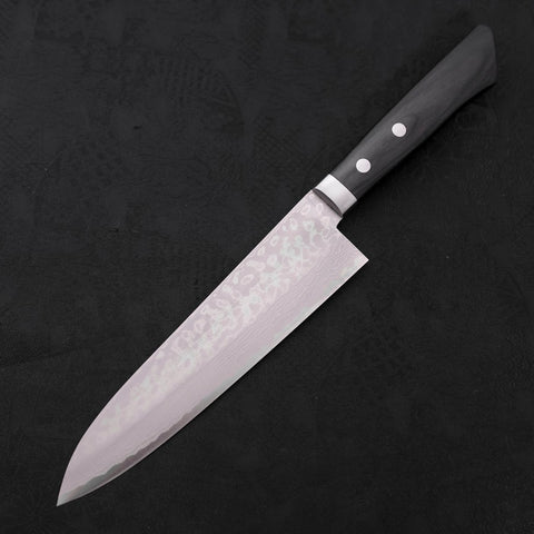 Gyuto VG-10 Damascus Western Black Handle 180mm (7”)-[Musashi]-[Japanese-Kitchen-Knives]