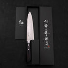 Gyuto VG-10 Damascus Western Black Handle 180mm (7”)-[Musashi]-[Japanese-Kitchen-Knives]