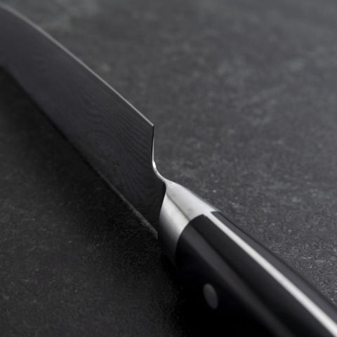 Gyuto VG-10 Damascus Western Round Handle 150mm (5.9”)-[Musashi]-[Japanese-Kitchen-Knives]