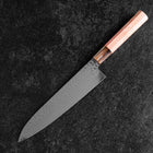 Gyuto VG-10 Mirror Tsuchime Damascus Light Pink Buffalo Maple Handle 210mm (8.3”)-[Musashi]-[Japanese-Kitchen-Knives]