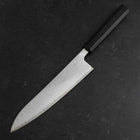 Gyuto VG-10 Nickel Damascus Buffalo Ebony Handle 210mm (8.3”)-[Musashi]-[Japanese-Kitchen-Knives]